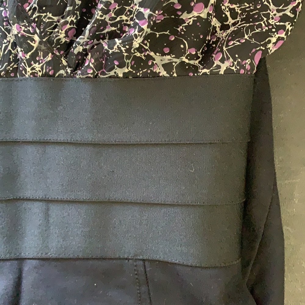 MAX STUDIO size L purple lace top V-neck dress in excellent condition - Picture 6 of 6